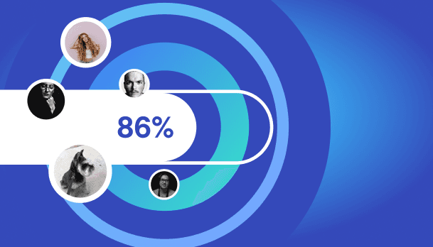 Group target illustration combining team progress toward one goal